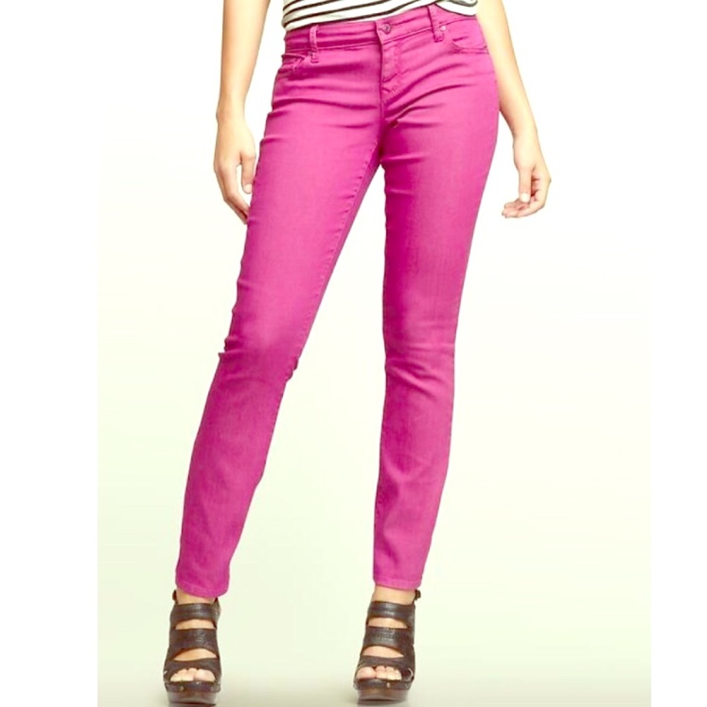 Gap Pink Glo Neon Skinny Legging Jeans